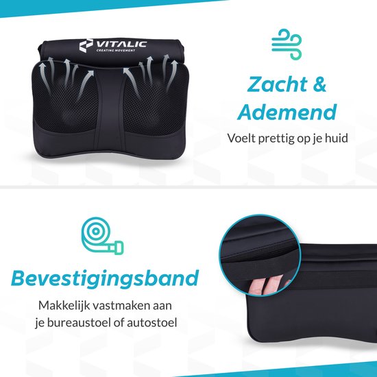 VITALIC Shiatsu Massagekussen - Afbeelding 4